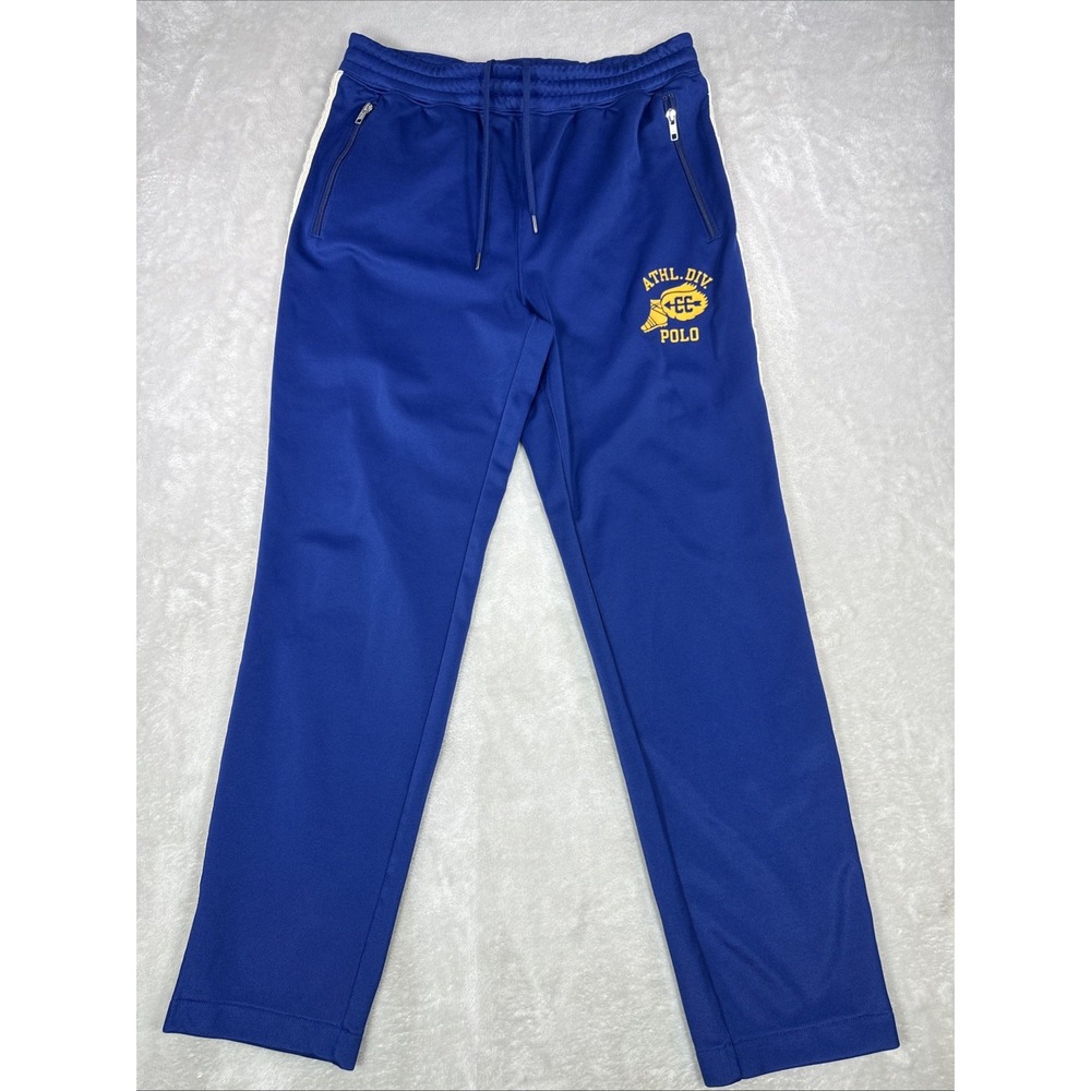POLO RALPH LAUREN MEN'S LOGO ATHLETIC DIVISION TRACK PANTS SZ M